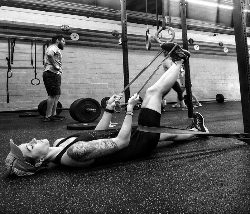 stretching before a workout