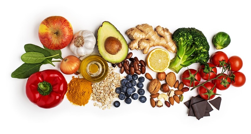 Healthy vegetables and snacks for weight loss
