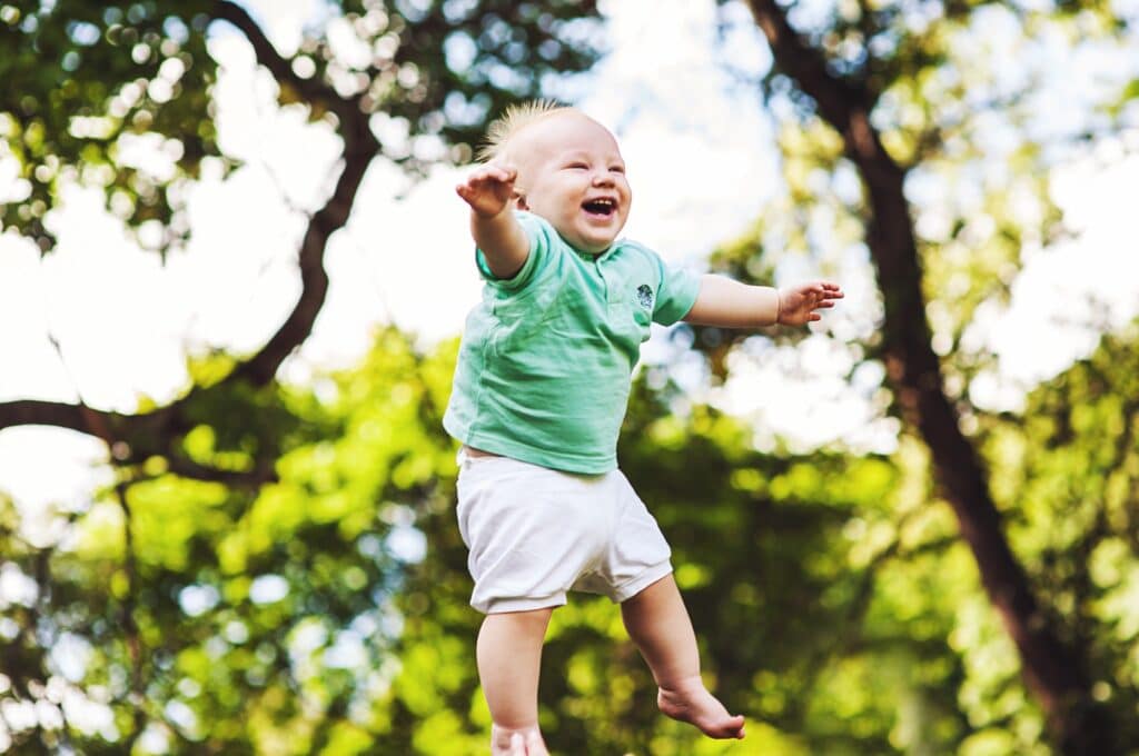 Feeling Down? How To Boost Serotonin Naturally!, jumping baby